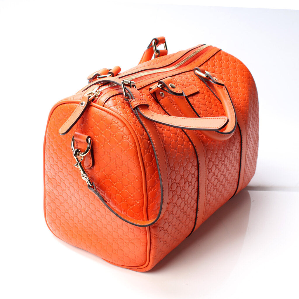 Gucci Boston W Strap Travel Bag