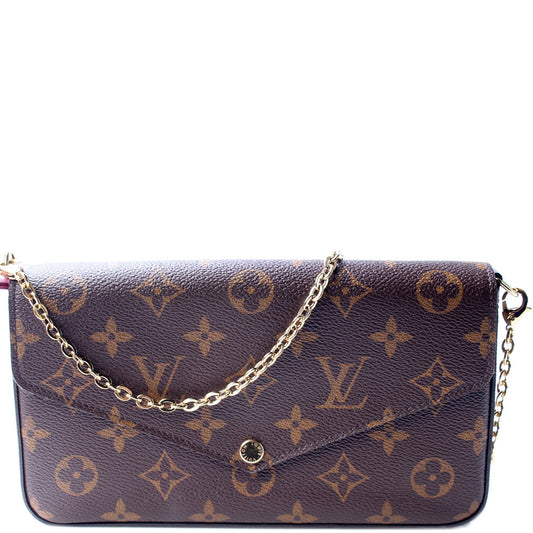 Louis Vuitton Pochette Felicie Monogram Clutch Bag Monogram 10