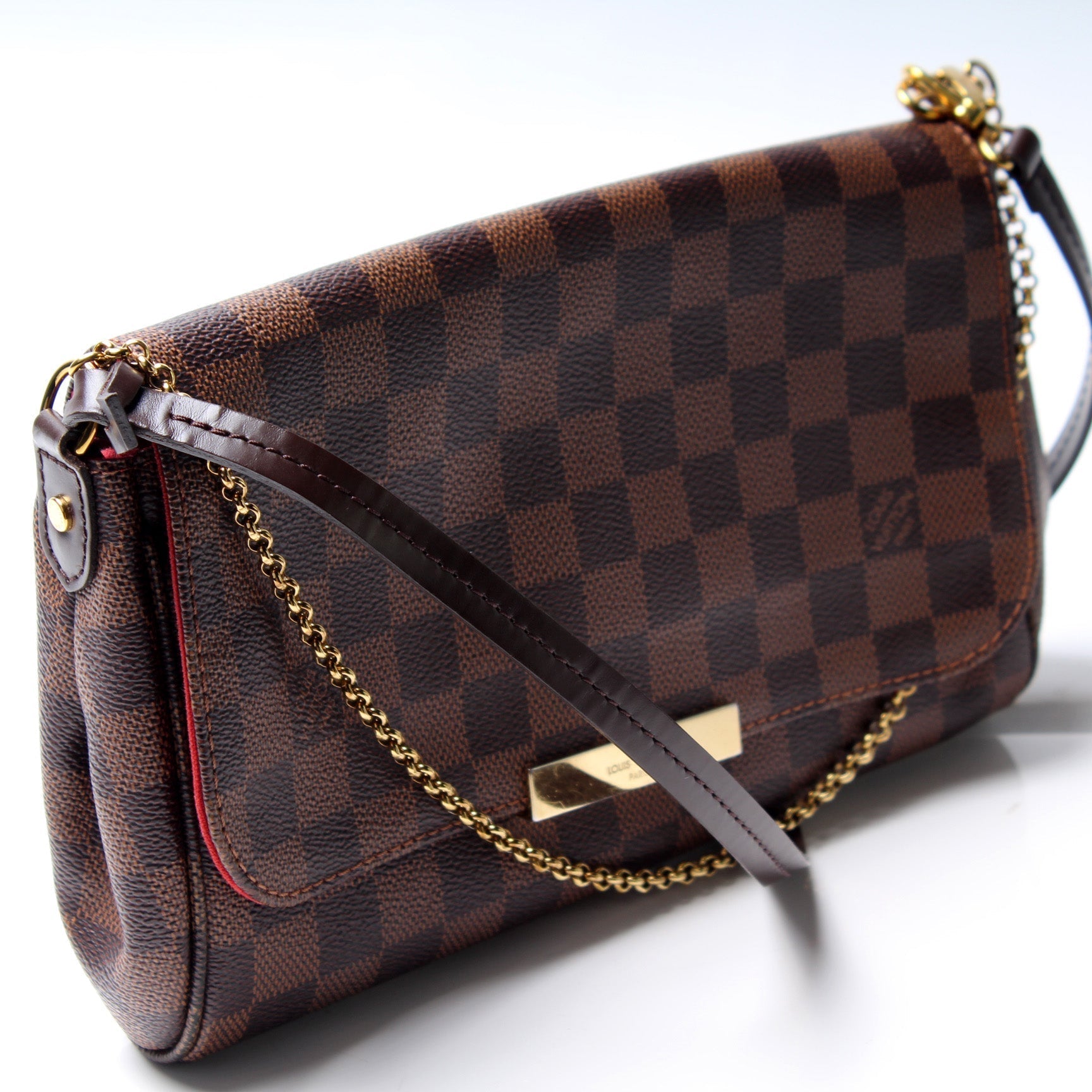 Louis Vuitton Favorite MM Ebene Damier Handbag Ebene 3