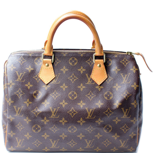 Louis Vuitton Speedy 30 Monogram Handbag Monogram 25