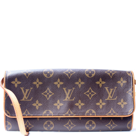 Louis Vuitton Pochette Twin GM Monogram Clutch Bag Monogram 4