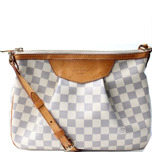 Louis Vuitton Siracusa Azur PM Damier Handbag