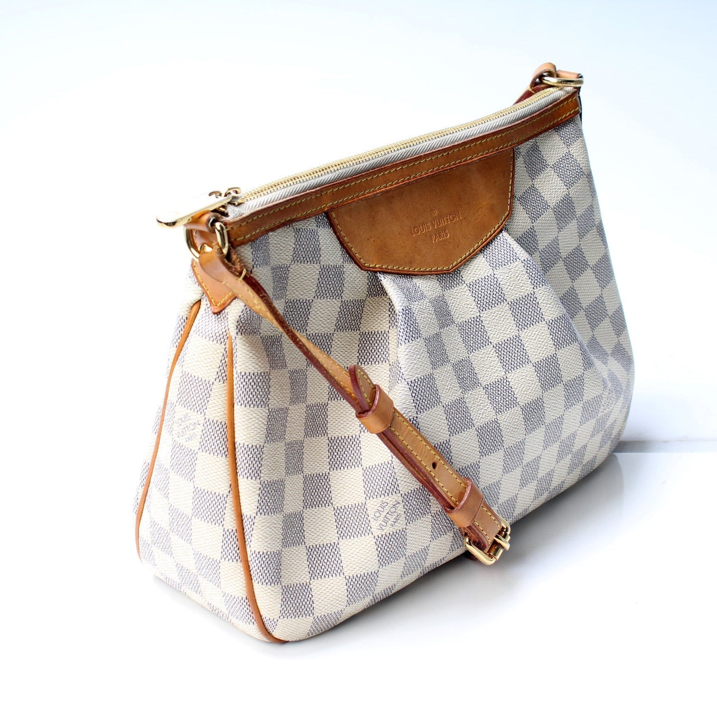 Louis Vuitton Siracusa Azur PM Damier Handbag