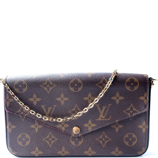 Louis Vuitton Pochette Felicie Monogram Clutch Bag Monogram 12