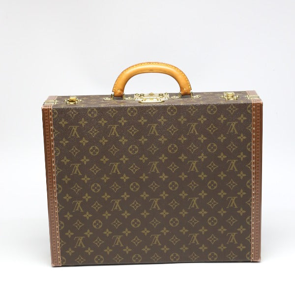 Louis Vuitton trunk M53012 Attache President Monogram Canvas Brown Handbag