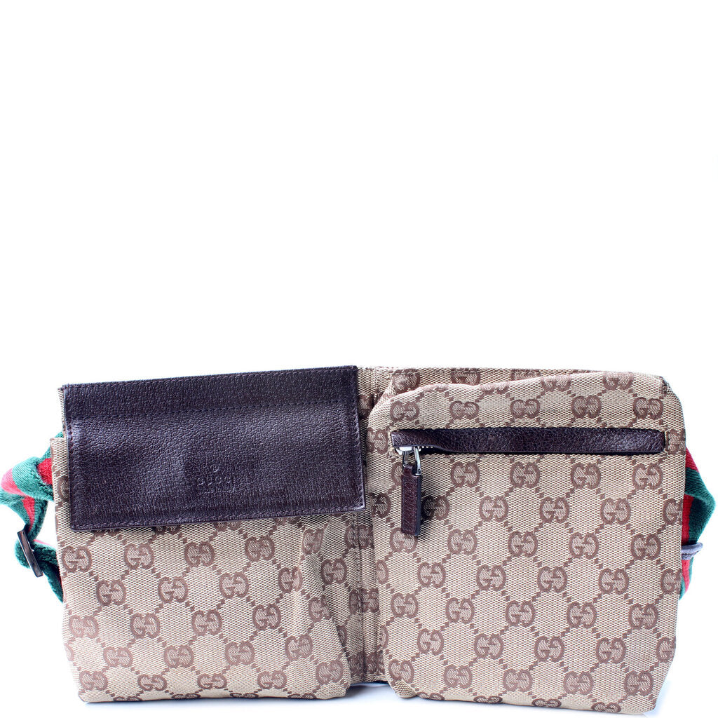 Gucci Waist Canvas Travel Bag