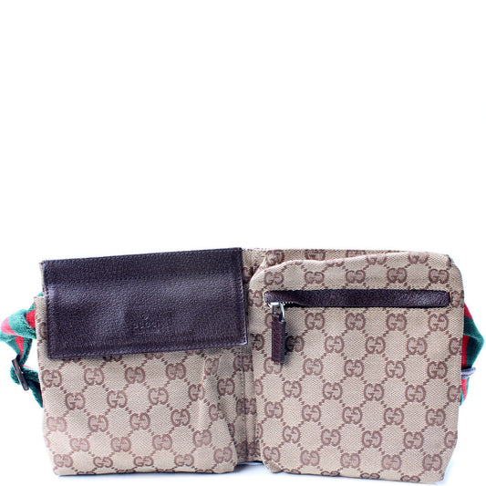 Gucci Waist Canvas Travel Bag