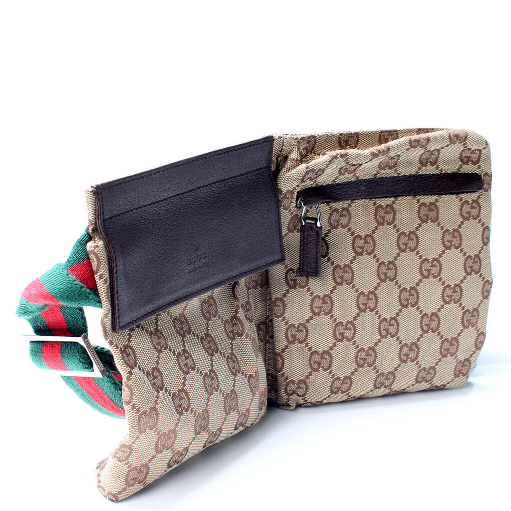 Gucci Waist Canvas Travel Bag