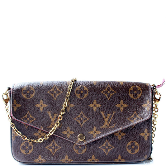 Louis Vuitton Pochette Felicie Monogram Clutch Bag Monogram 13