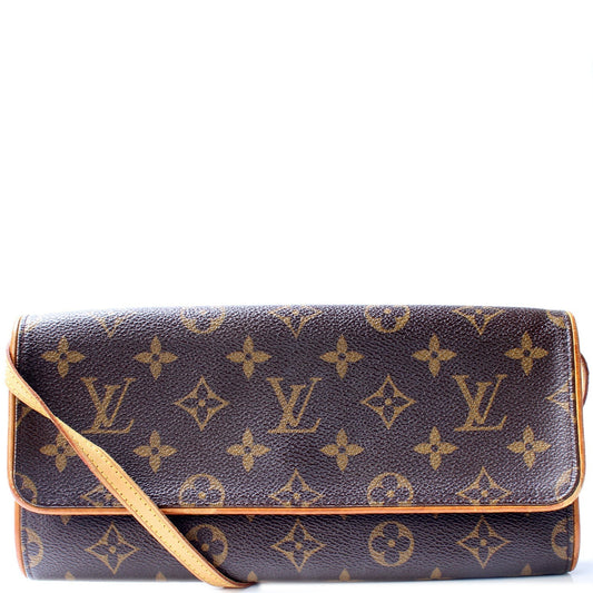 Louis Vuitton Pochette Twin GM Monogram Clutch Bag Monogram 6
