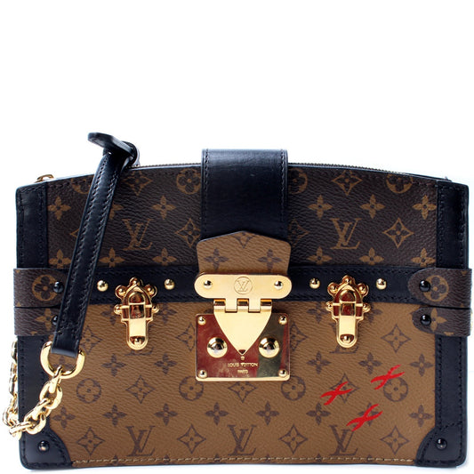 Louis Vuitton Trunk Reverse Monogram Clutch Bag