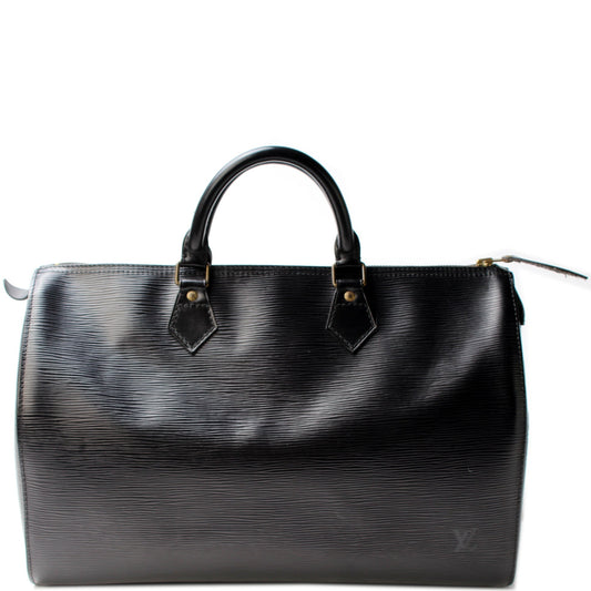 Louis Vuitton Speedy 35 Epi Handbag Epi 4