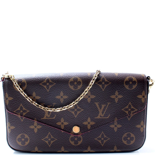 Louis Vuitton Pochette Felicie Monogram Clutch Bag Monogram 14