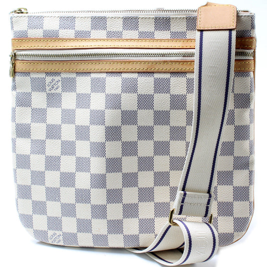 Louis Vuitton Pochette Bosphore Azur Damier Clutch Bag
