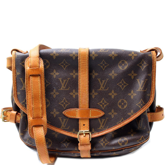 Louis Vuitton Saumur 25 Monogram Handbag