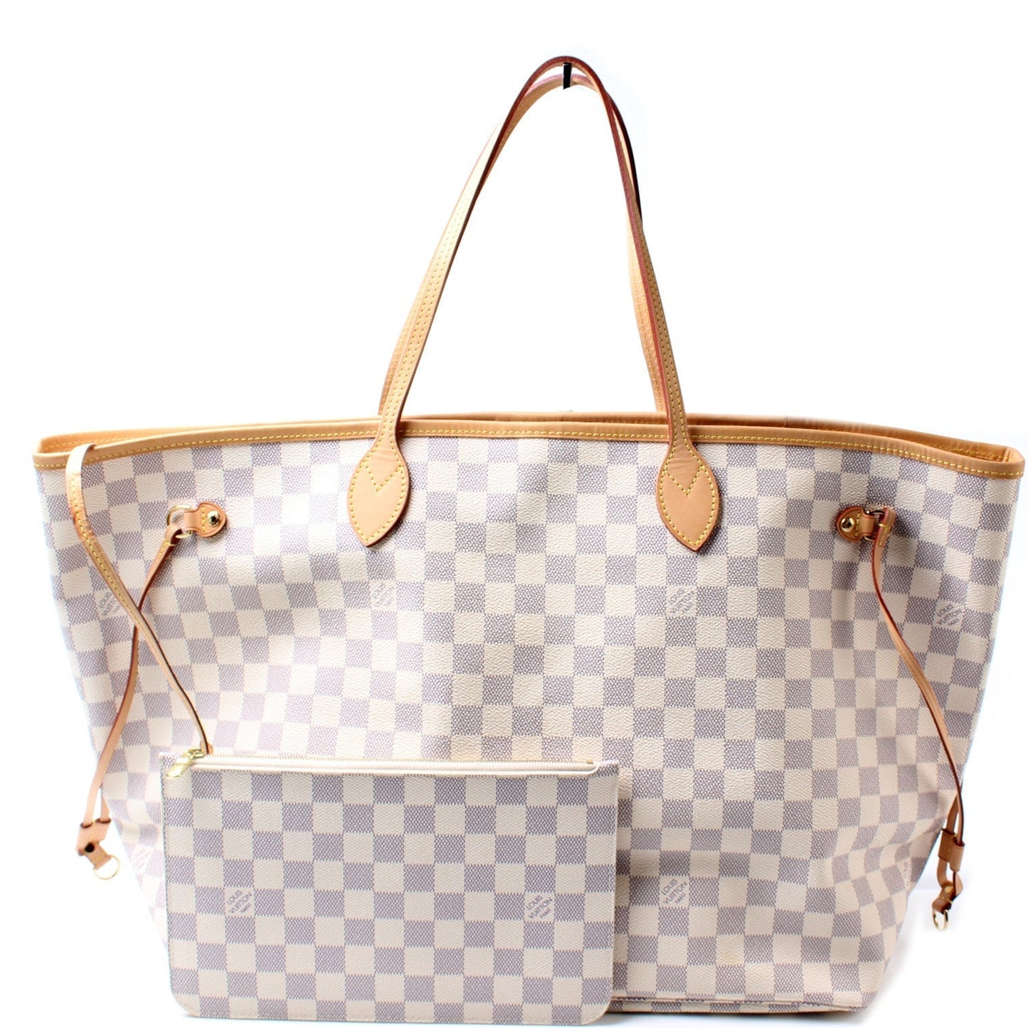 Louis Vuitton Neverfull W GM Azur Damier Wallet Case