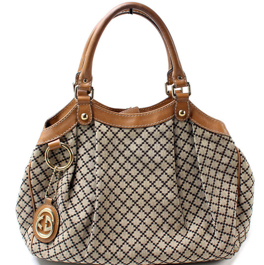 Gucci Sukey GG Canvas Medium Travel Bag Canvas Medium