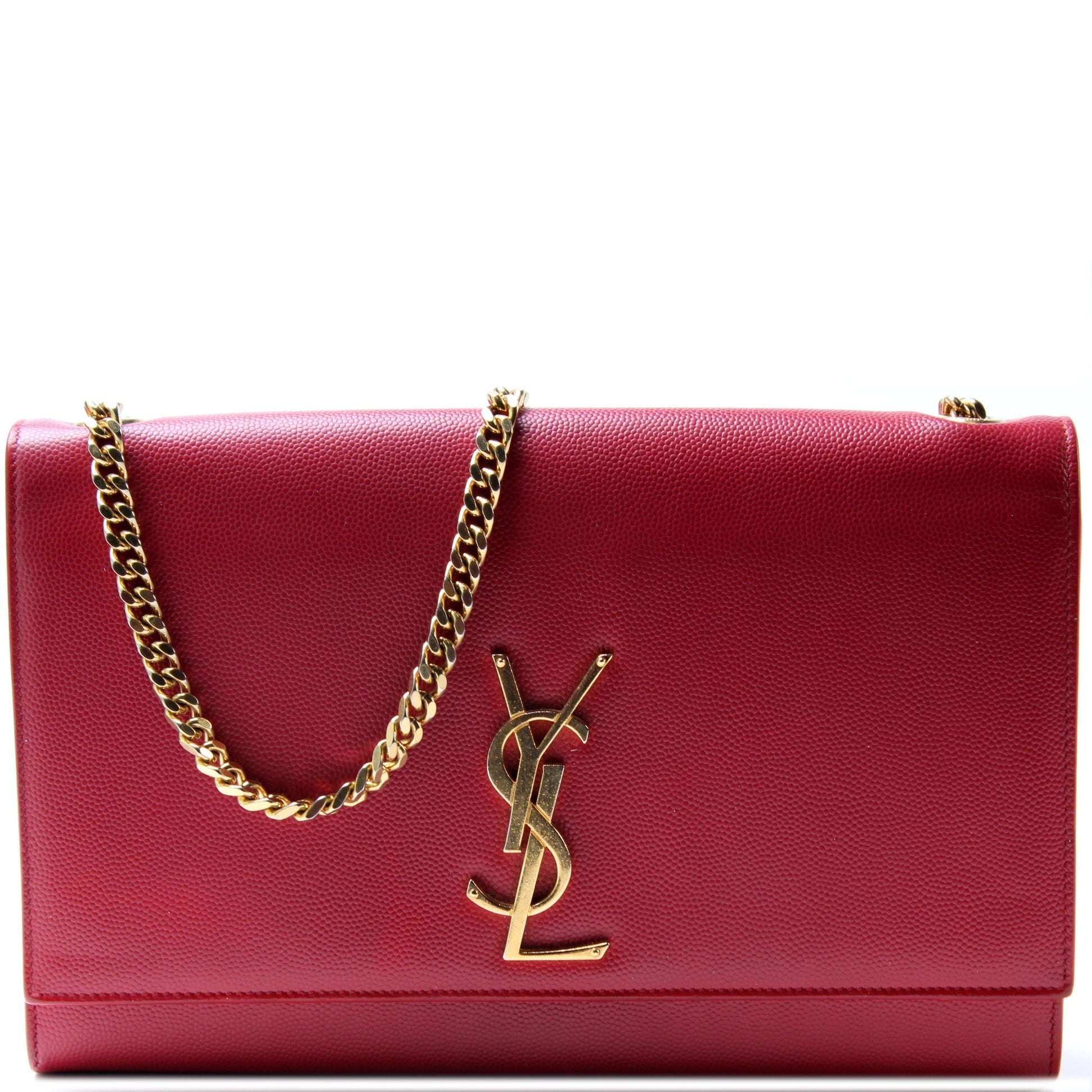 YSL Saint Laurent Kate Satchel Grain Bag Medium Satchel Bag Grain Medium 364021