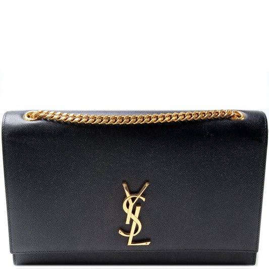 YSL Saint Laurent Kate Satchel Grain Bag Large Satchel Bag