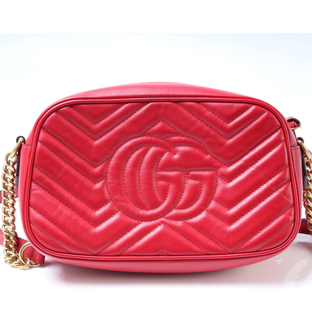 Gucci Marmont Camera Bag Leather Small Travel Bag