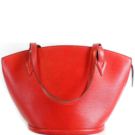 Louis Vuitton St Jacques Red GM Epi Handbag