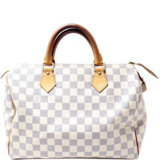 Louis Vuitton Speedy 30 Azur Handbag