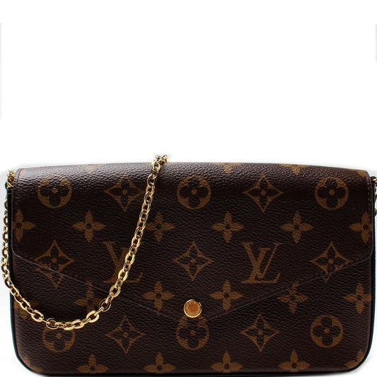 Louis Vuitton Pochette Felicie Monogram Clutch Bag Monogram 16