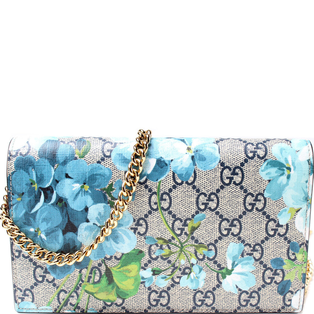 Gucci Blooms Chain Wallet Case Wallet 1