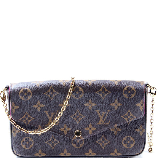 Louis Vuitton Pochette Felicie Monogram Clutch Bag Monogram 17