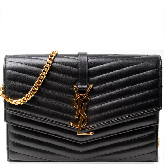 YSL Saint Laurent Saint Laurent Sulpice Wallet Bag Chain Travel Bag
