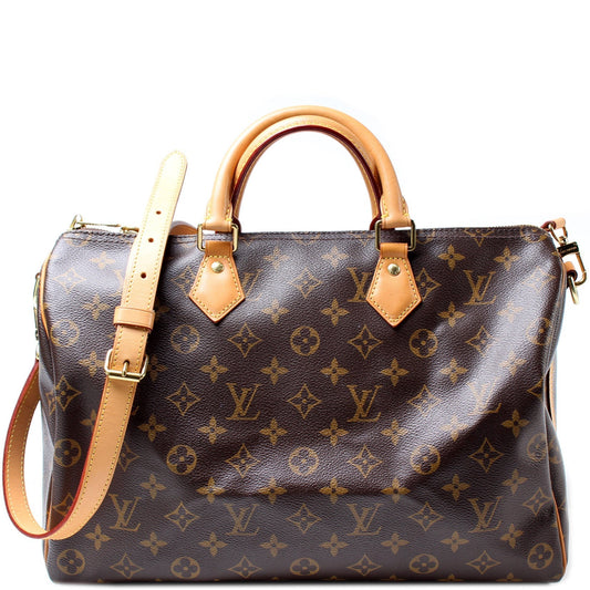 Louis Vuitton Speedy 35 Bandouiliere Monogram Handbag