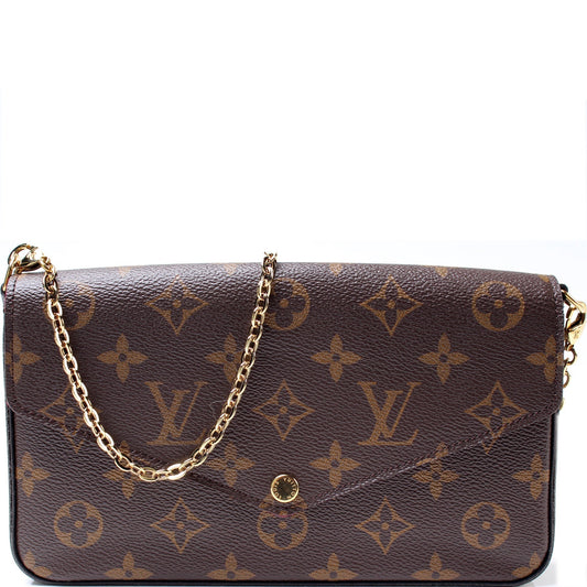 Louis Vuitton Pochette Felicie Monogram Clutch Bag Monogram 19