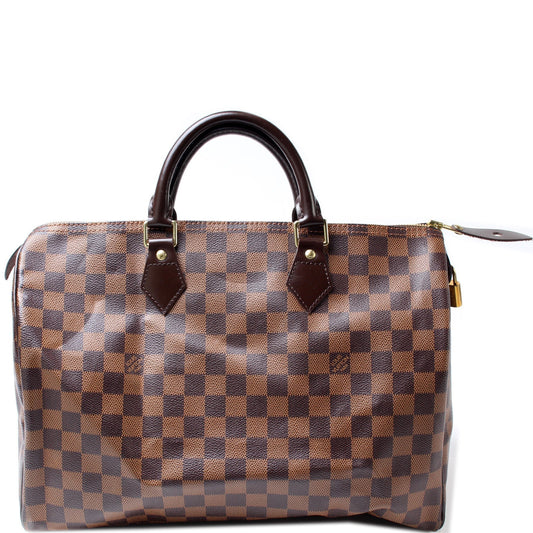 Louis Vuitton Speedy 35 Ebene Damier Handbag Ebene 10