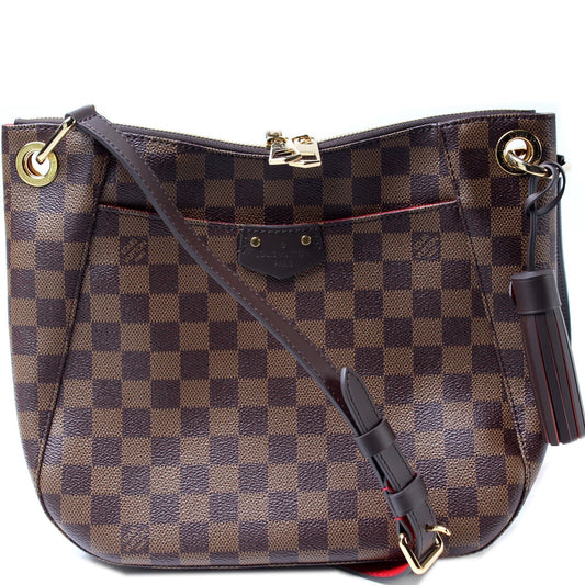 Louis Vuitton South Bank Besace Ebene Damier Handbag