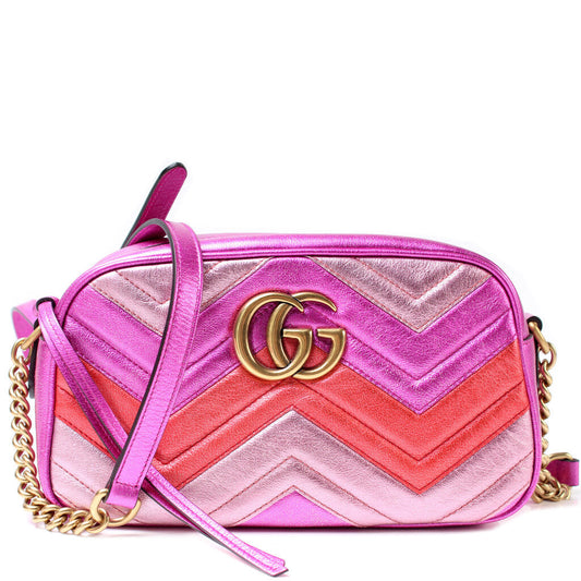Gucci Marmont Camera Leather Small Crossbody Bag Bag 1