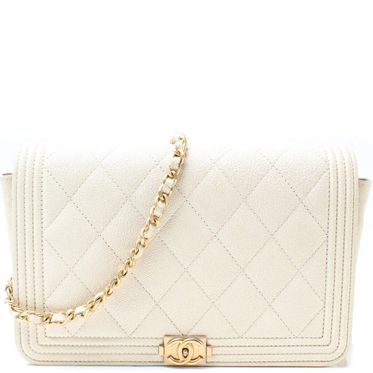 Chanel WOC Boy Caviar 25M Clutch Bag