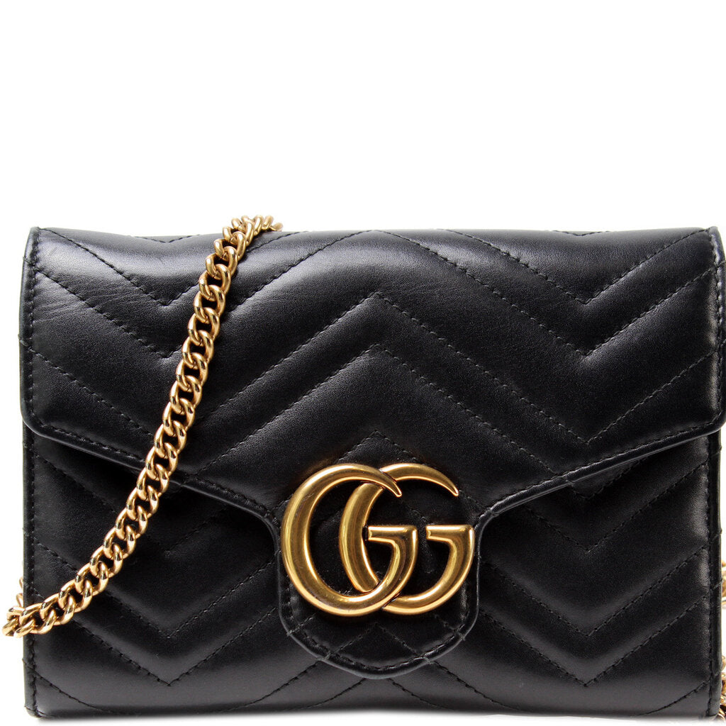 Gucci Marmont Chain Wallet Case Wallet 1