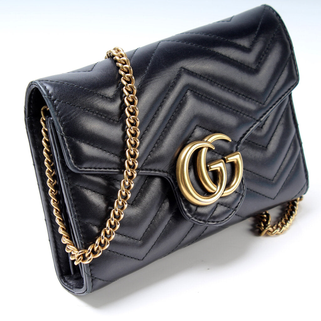 Gucci Marmont Chain Wallet Case Wallet 1