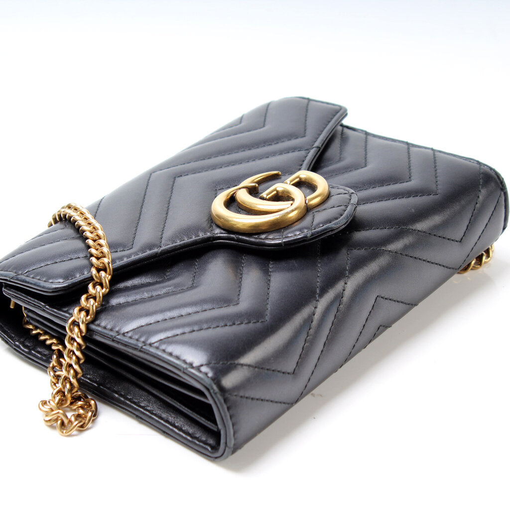 Gucci Marmont Chain Wallet Case Wallet 1