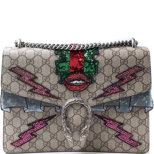 Gucci Dionysus Embroidered Sequin Medium Travel Bag