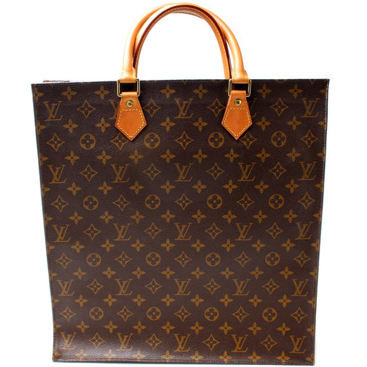 Louis Vuitton Sac Plat Monogram Handbag
