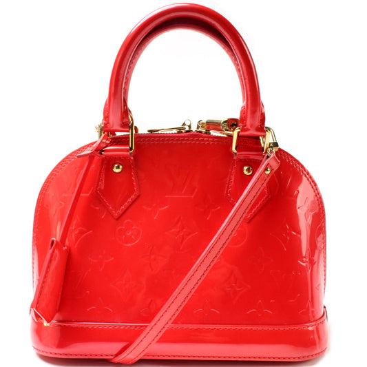 Louis Vuitton Alma BB Vernis Handbag