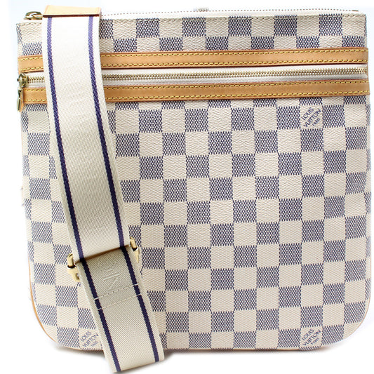 Louis Vuitton Pochette Bosphore Azur Damier Clutch Bag Azur 7