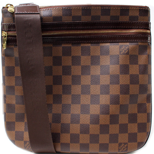 Louis Vuitton Pochette Bosphore Ebene Damier Clutch Bag