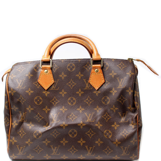 Louis Vuitton Speedy 30 Monogram Handbag Monogram 39