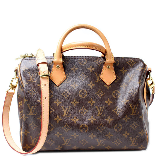 Louis Vuitton Speedy 30 Bandouliere Monogram Handbag Monogram 9