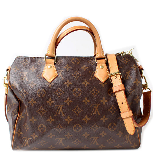 Louis Vuitton Speedy 30 Bandouliere Monogram Handbag Monogram 11