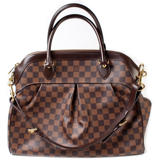 Louis Vuitton Trevi Ebene GM Damier Handbag