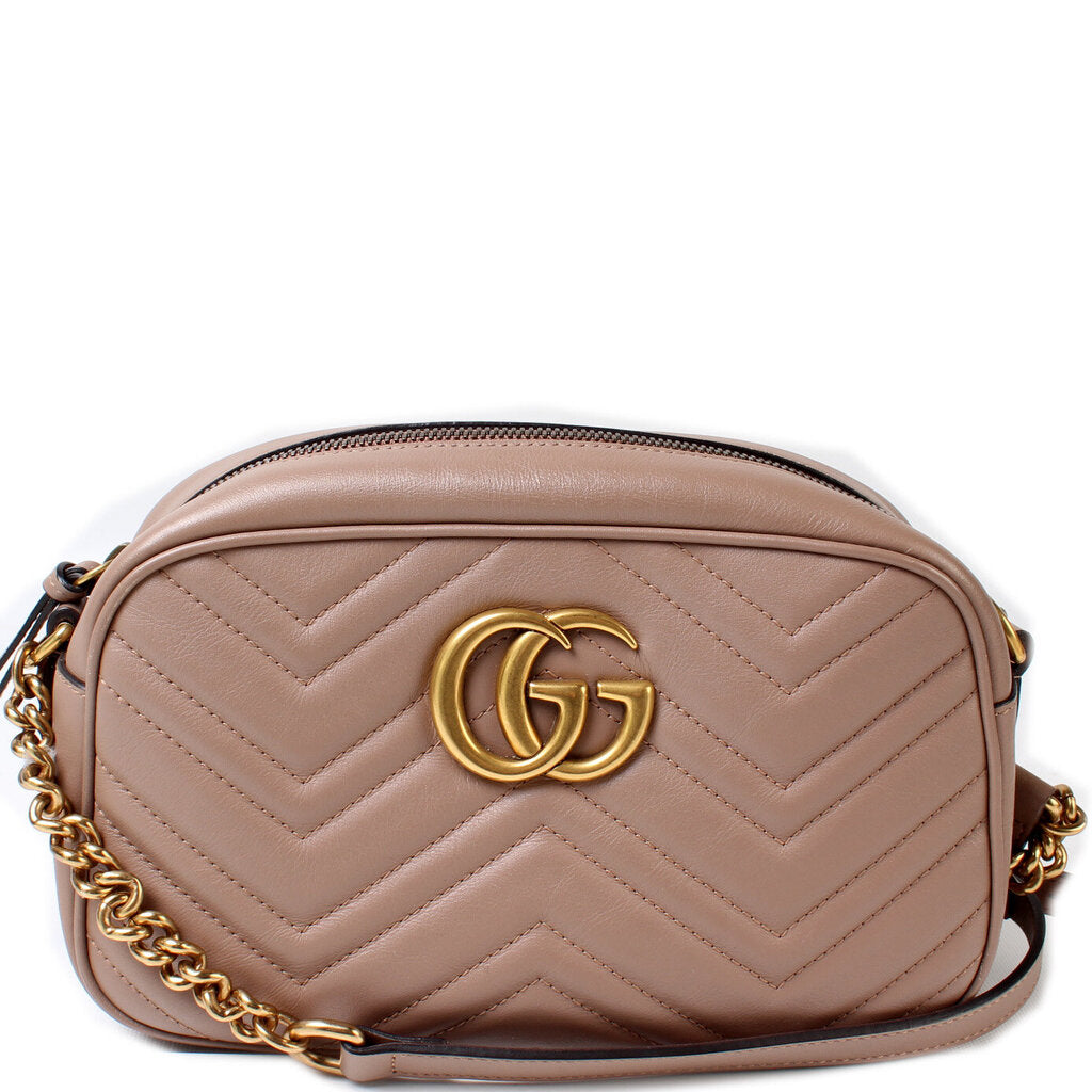 Gucci Marmont Camera Leather Small Crossbody Bag Bag 7