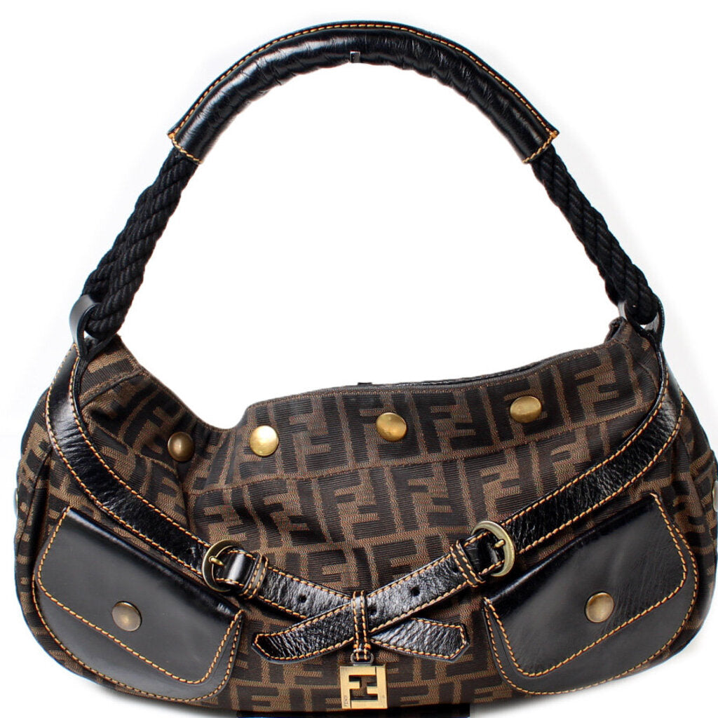 Fendi Zucca Media Bag Travel Bag